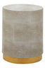 Cadio Shagreen Effect Round Stool and Side Table