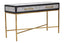 Cadiz Grey Shagreen Effect Console Table with 2 Drawers