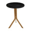 Varana Round Black Marble Top Table