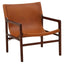 Inca Antique Brown Leather Sling Chair
