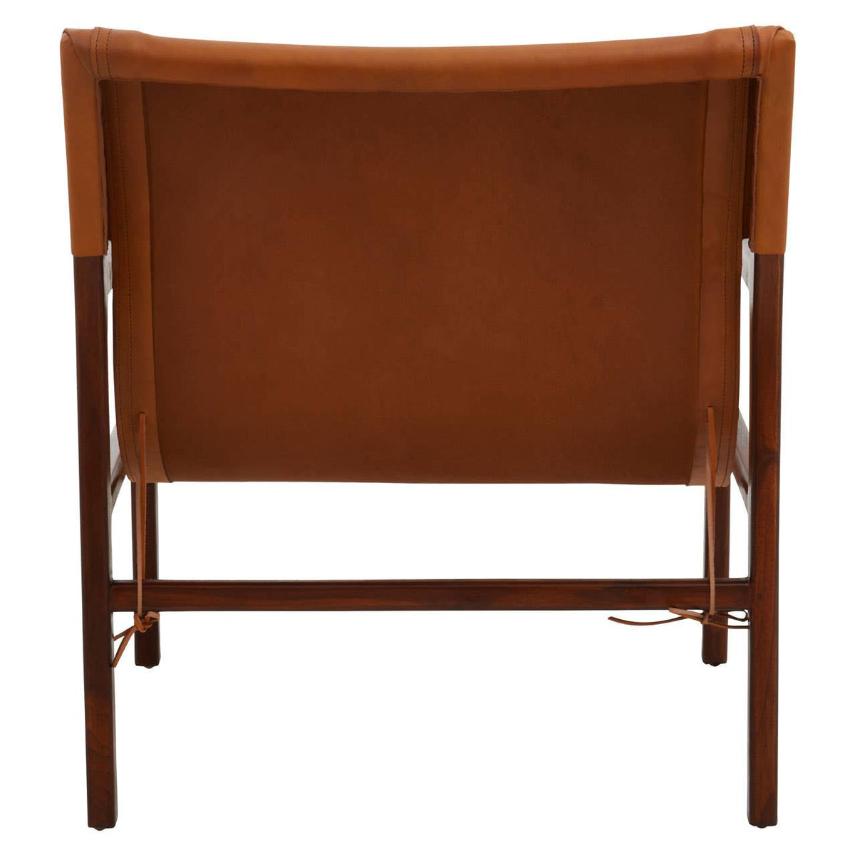 Inca Antique Brown Leather Sling Chair