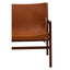 Inca Antique Brown Leather Sling Chair