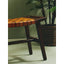 Inca Tan Leather Lattice Design Stool