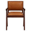 Inca Tan Leather Dining Chair
