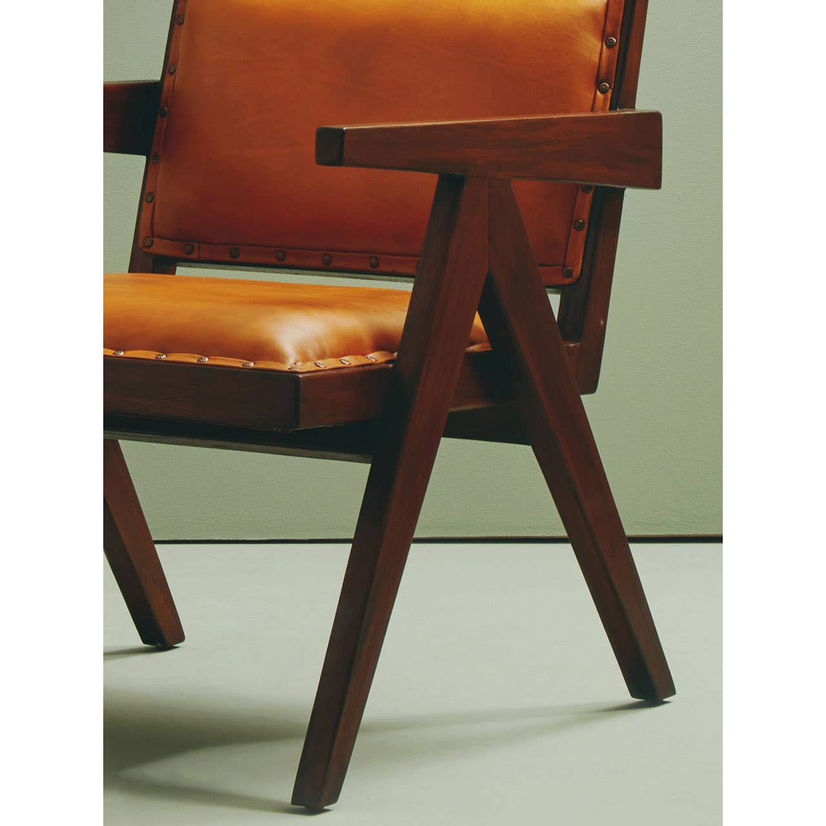 Inca Tan Leather Dining Chair