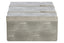 Cardona Set Of Three Grey Shagreen Effect Storage Trunks