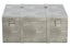 Cardona Set Of Three Grey Shagreen Effect Storage Trunks