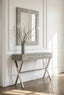 Cardona Two Drawer Grey Shagreen Effect Console Table