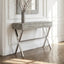 Cardona Two Drawer Grey Shagreen Effect Console Table