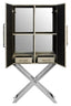 Cardona Two Door Grey Shagreen Effect Cabinet