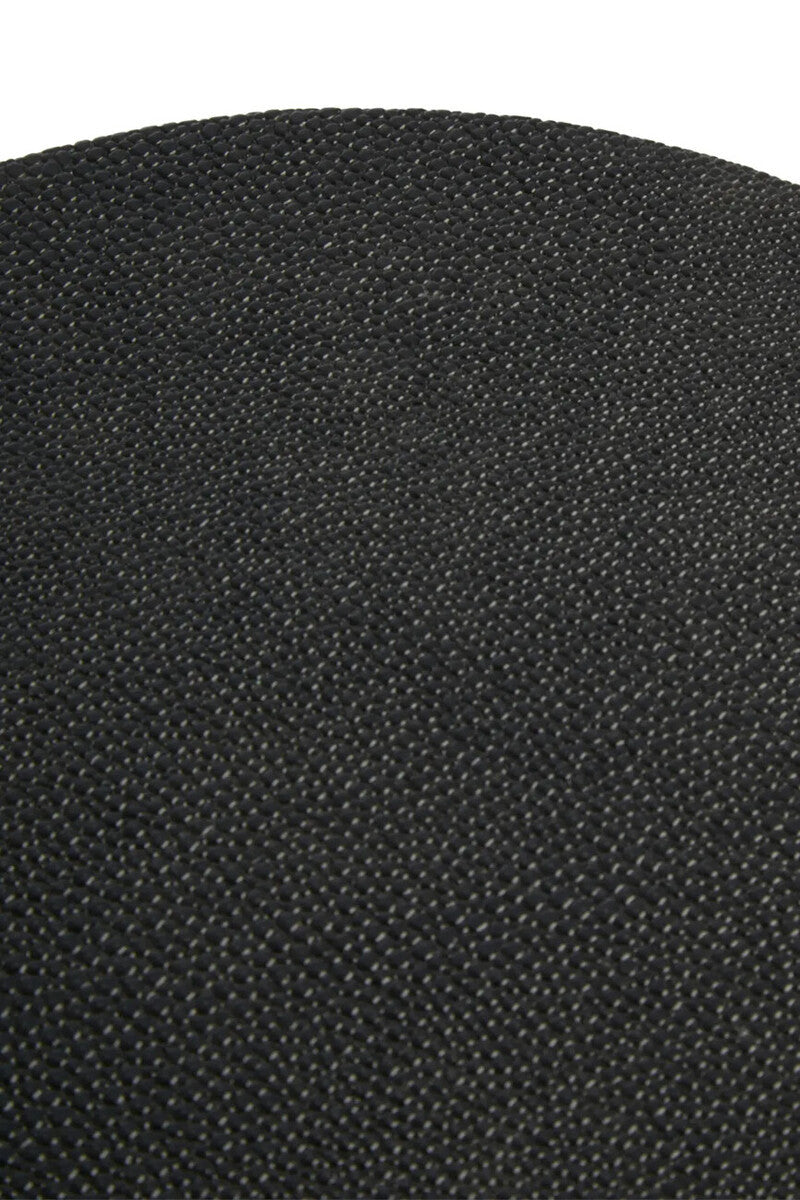 Cardona Black Shagreen Effect Side Table