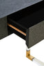 Cardona Black Shagreen Effect 2 Drawer Console Table