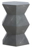Cardona Blue Shagreen Effect Side Table