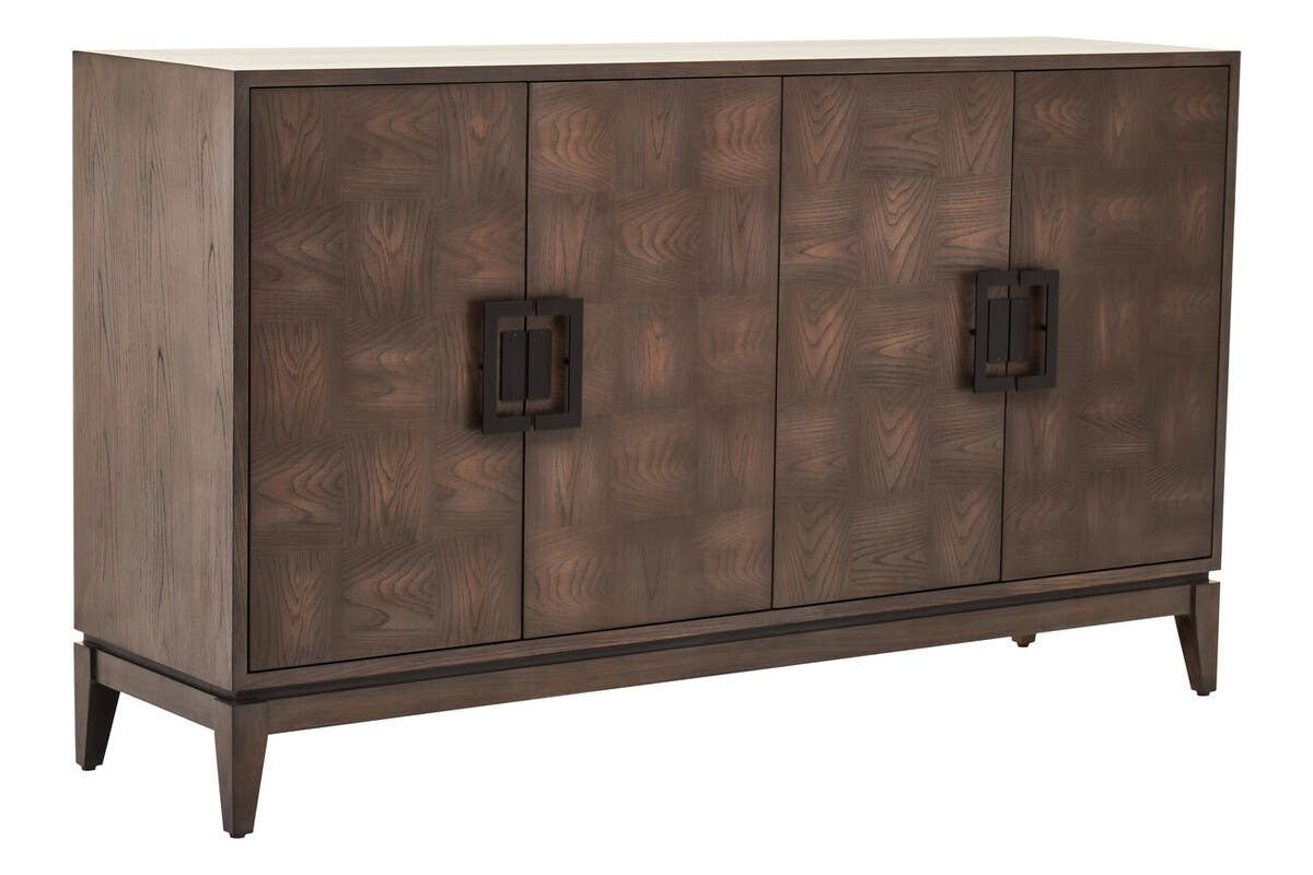 Dimaro Antique Grey Four Door Sideboard