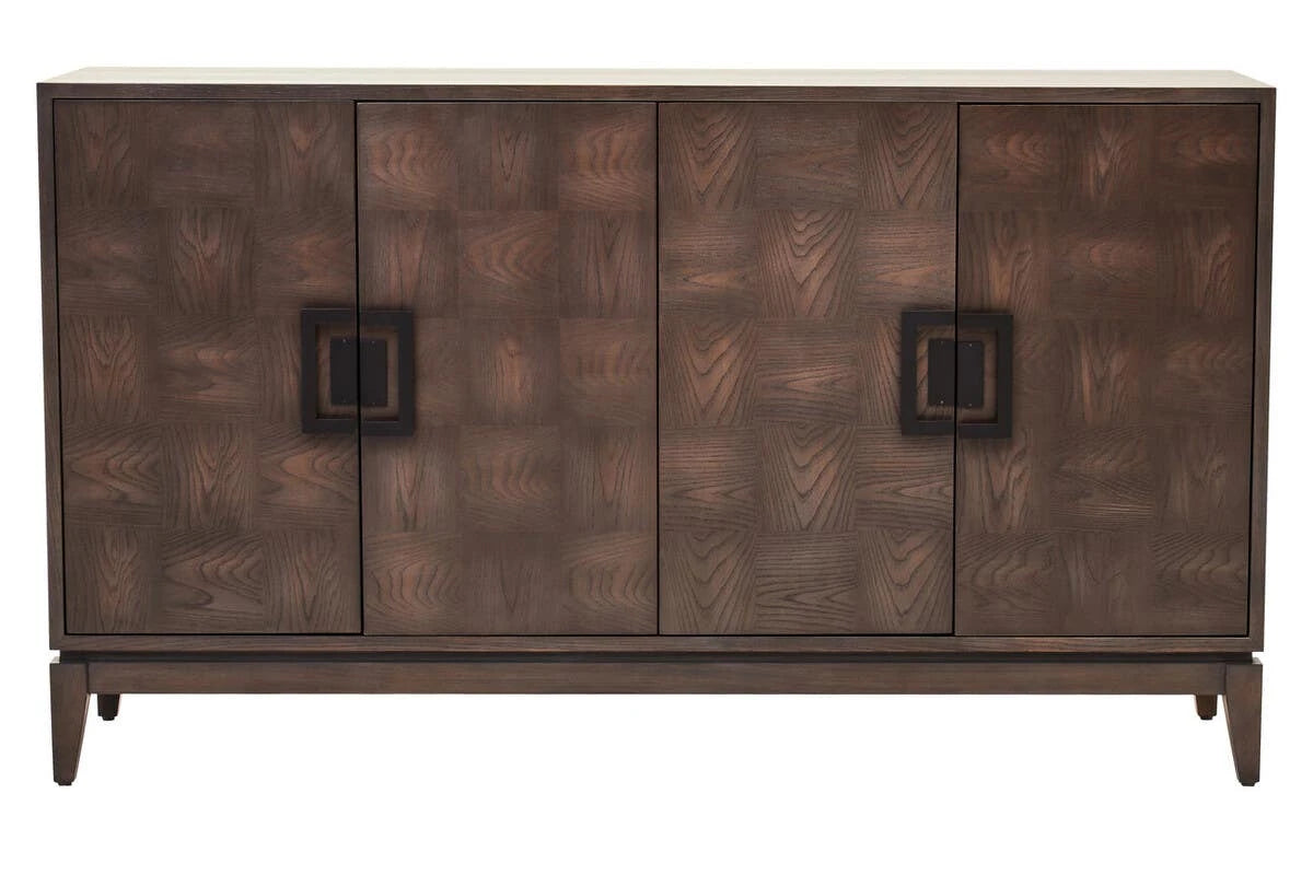Dimaro Antique Grey Four Door Sideboard