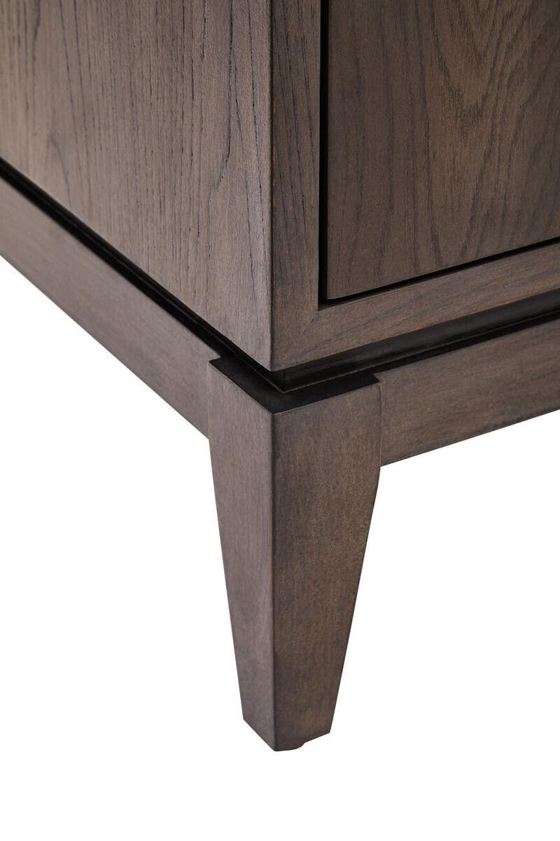Dimaro Antique Grey Four Door Sideboard