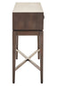 Dimaro Antique Grey Two Drawer Console Table