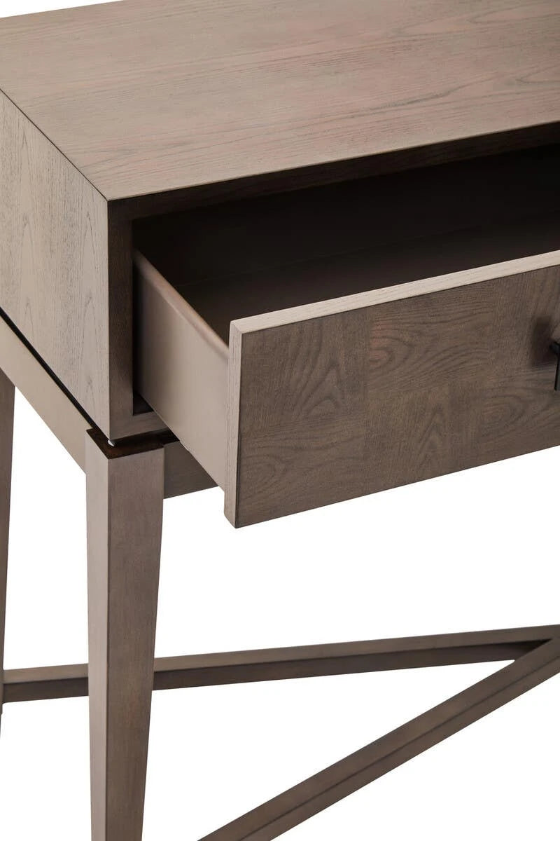 Dimaro Antique Grey Two Drawer Console Table