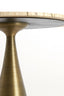 Coffee table 60x40 cm BAHIA sand travertine+antique bronze