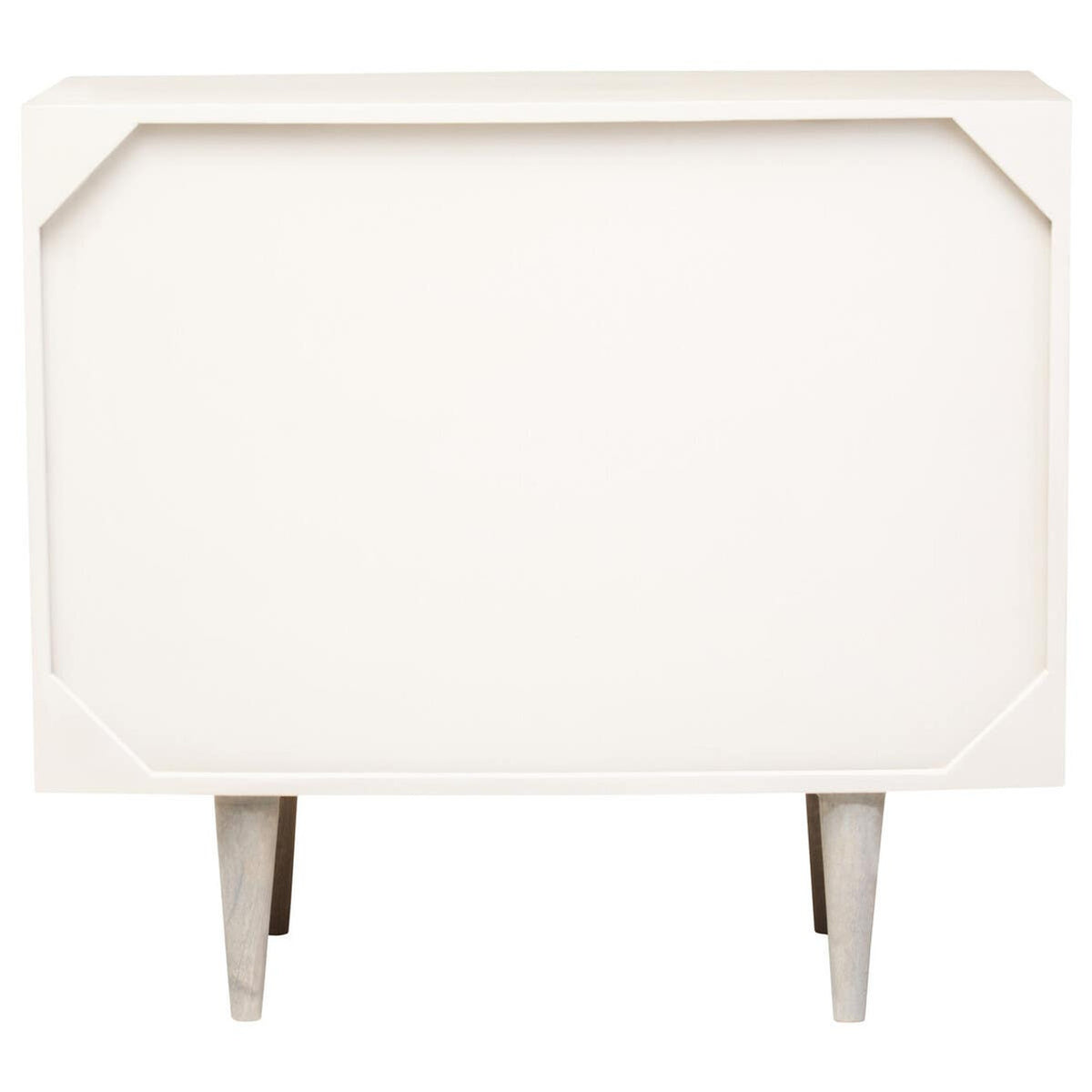 Satna Two Door Greywash Carved Mango Wood Sideboard