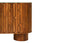 Torcino Mango Wood Carved Design Marble Top Three Door Sideboard