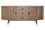 Torello Two Door Three Drawer Grey Mango Wood Sideboard