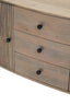 Torello Two Door Three Drawer Grey Mango Wood Sideboard