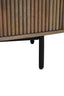 Torello Two Door Three Drawer Grey Mango Wood Sideboard