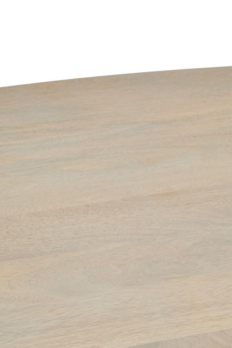 Torello Grey Mango Wood Oval Dining Table