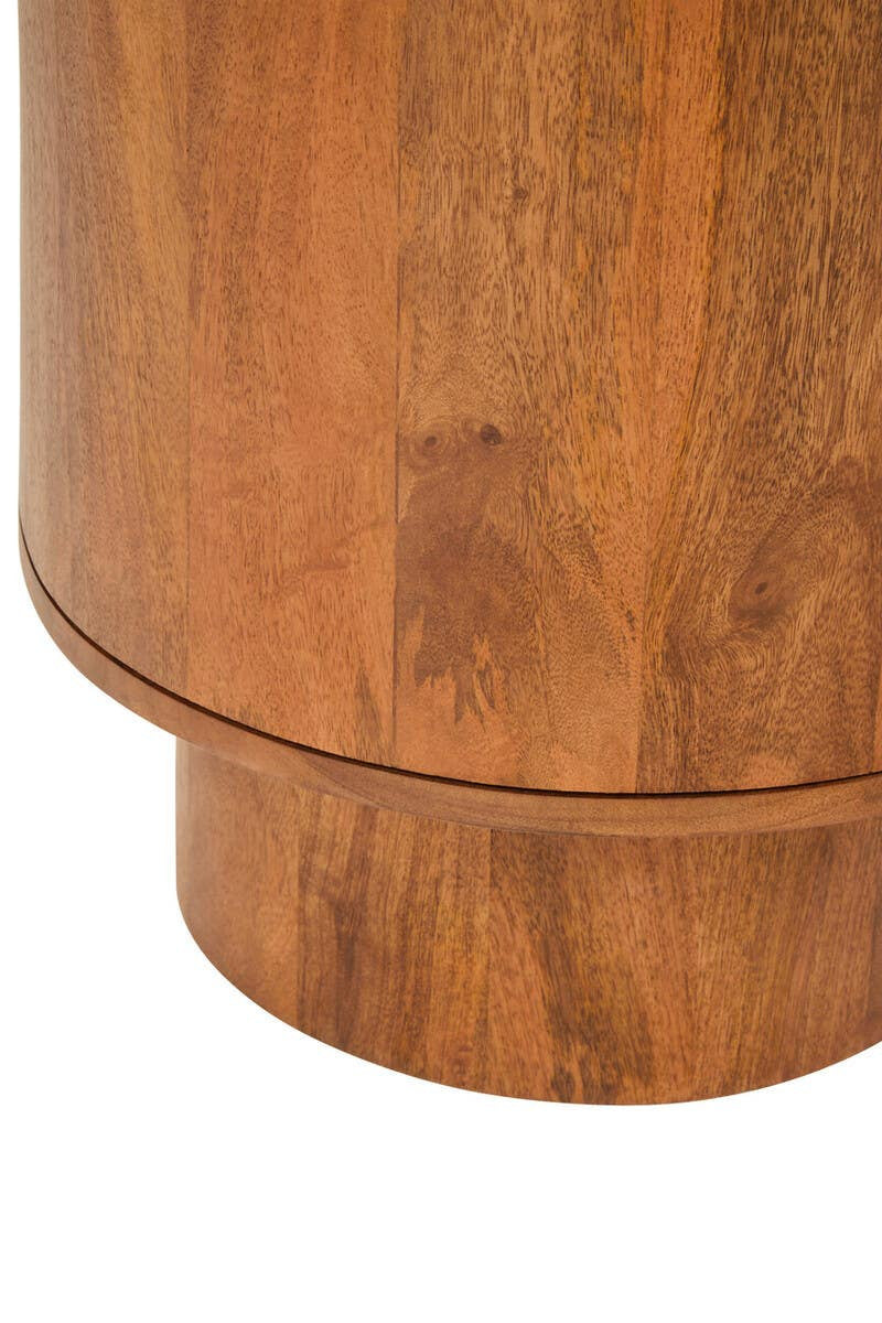 Torcino Two Door Brown Mango Wood Cabinet