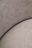 Drake Taupe Chenille Effect Curved Chair