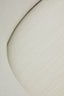 Bordo Textured Cream Curved Swivel Chair