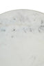 Savio White Marble Side Table
