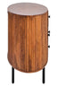 Torello Two Door Three Drawer Mango Wood Oval Sideboard