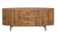 Torello Two Door Three Drawer Mango Wood Oval Sideboard
