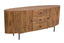 Torello Two Door Three Drawer Mango Wood Oval Sideboard
