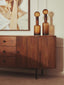Torello Two Door Three Drawer Mango Wood Oval Sideboard