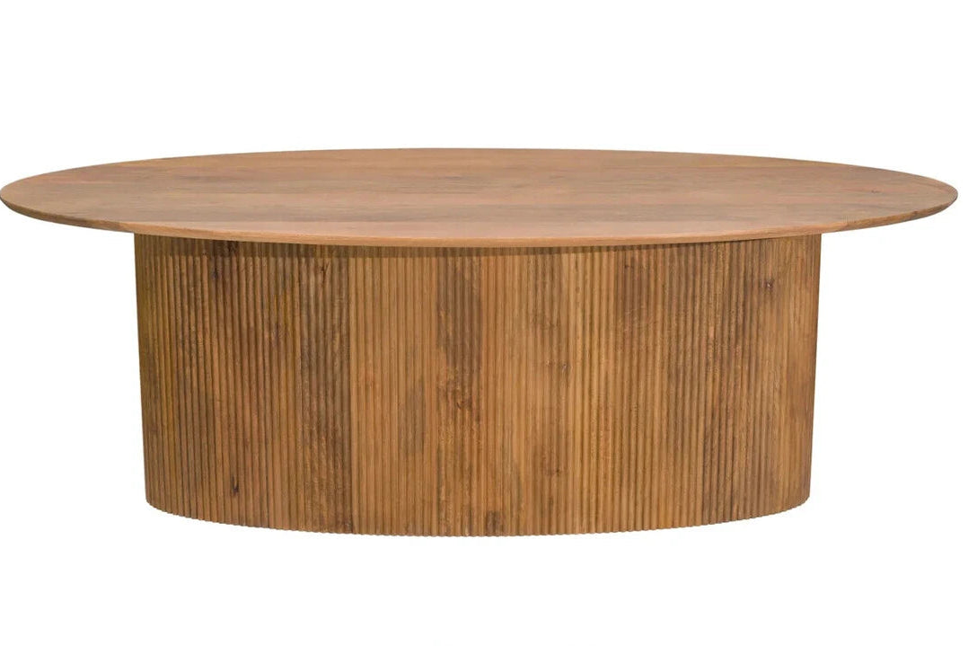 Torello Mango Wood Oval Dining Table