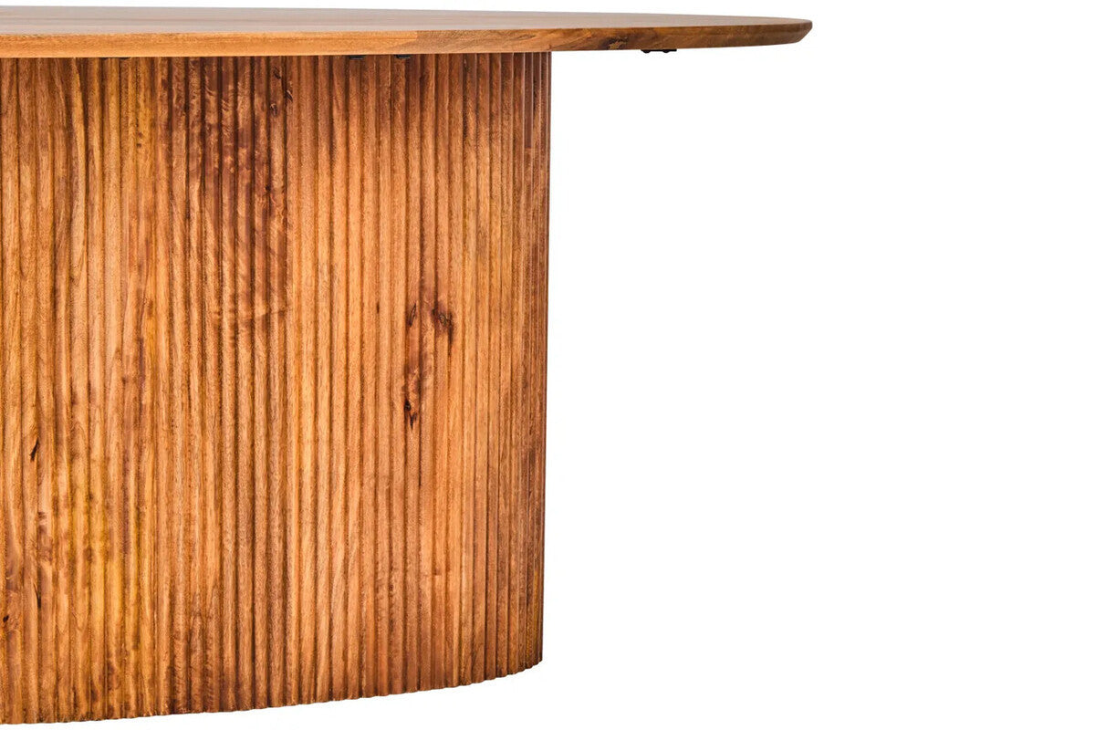 Torello Mango Wood Oval Dining Table