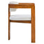 Torello Boucle Fabric and Mango Wood Dining Chair