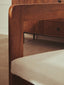 Torello Boucle Fabric and Mango Wood Dining Chair