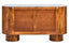 Torcino Marble and Carved Mango Wood Two Door Sideboard