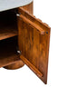 Torcino Marble and Carved Mango Wood Two Door Sideboard