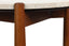 Wilbur Travertine Top and Brown Finish Mango Wood Side Table