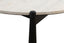 Wilbur Travertine Top and Black Finish Mango Wood Coffee Table