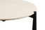Wilbur Cream Marble Top and Black Mango Wood Coffee Table