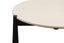 Wilbur Cream Marble Top and Black Mango Wood Coffee Table