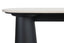 Waris Cream Marble Top and Black Mango Wood Console Table