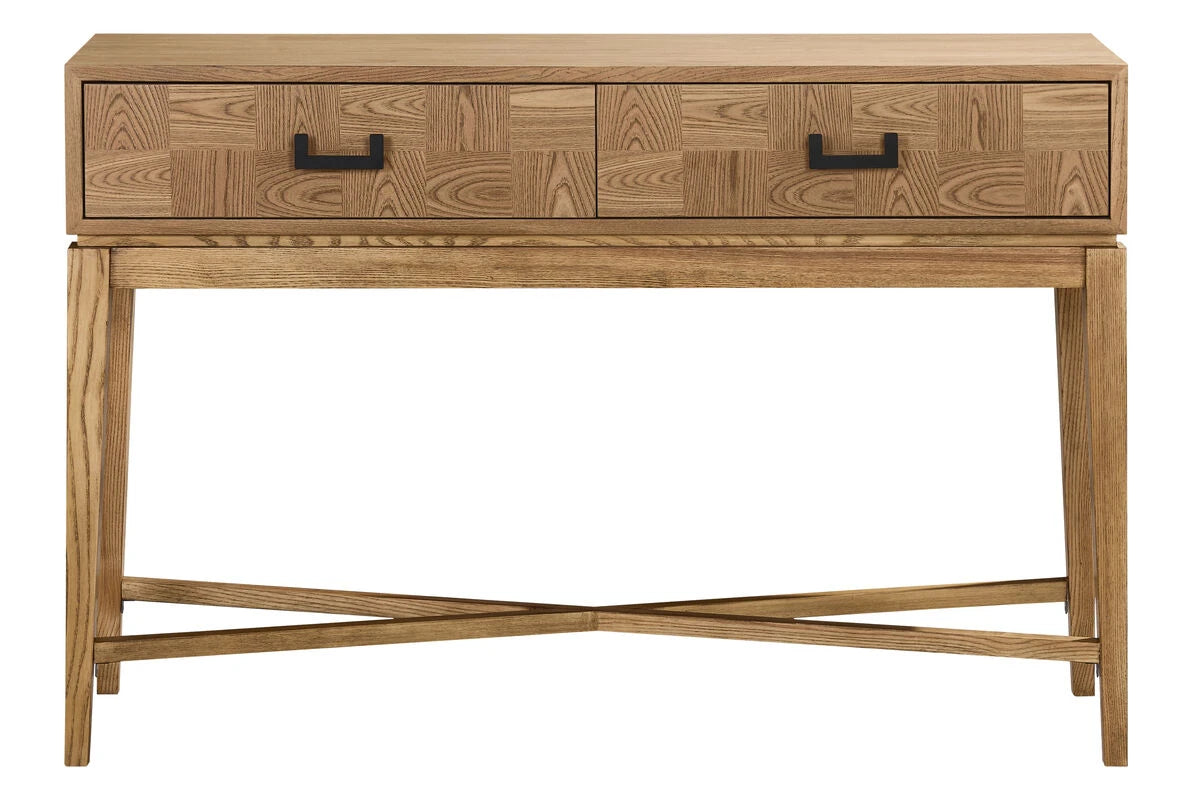 Dimaro Natural Two Drawer Console Table