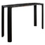 Palermo Black Marble Top and Acacia Wood Console Table